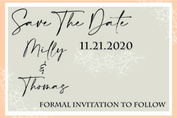 save the dates